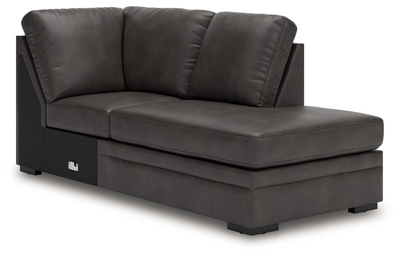 Lofton-Pike Sectional with Chaise - Theo's Factory Direct Mattress & Furniture (Columbus, OH)
