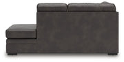 Lofton-Pike Sectional with Chaise - Theo's Factory Direct Mattress & Furniture (Columbus, OH)