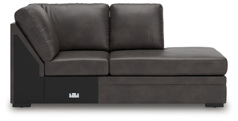 Lofton-Pike Sectional with Chaise - Theo's Factory Direct Mattress & Furniture (Columbus, OH)