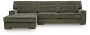 Caspian-Town Sectional with Chaise - Theo's Factory Direct Mattress & Furniture (Columbus, OH)