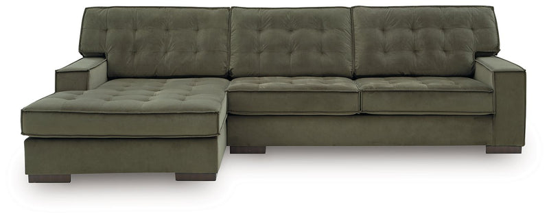 Caspian-Town Sectional with Chaise - Theo's Factory Direct Mattress & Furniture (Columbus, OH)
