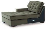 Caspian-Town Sectional with Chaise - Theo's Factory Direct Mattress & Furniture (Columbus, OH)