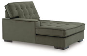 Caspian-Town Sectional with Chaise - Theo's Factory Direct Mattress & Furniture (Columbus, OH)