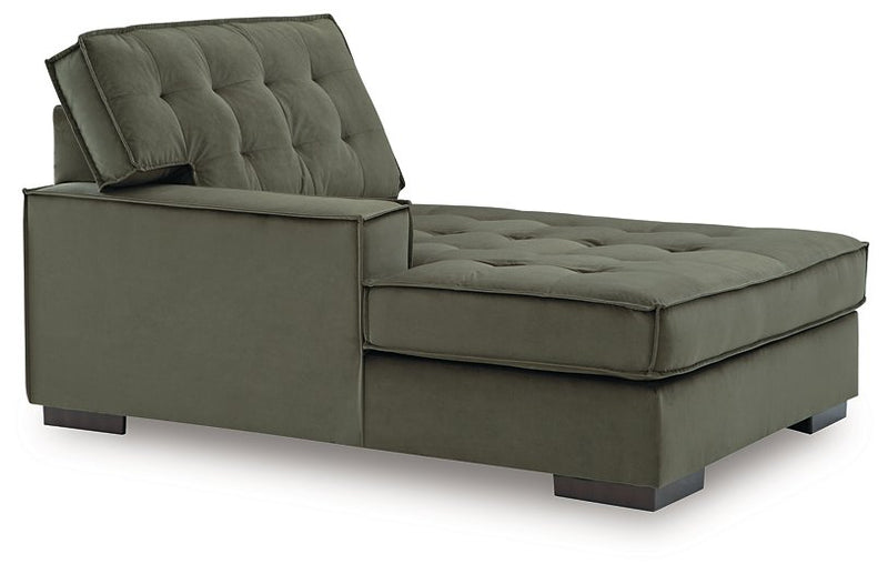 Caspian-Town Sectional with Chaise - Theo's Factory Direct Mattress & Furniture (Columbus, OH)