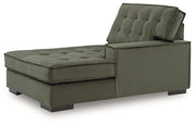 Caspian-Town Sectional with Chaise - Theo's Factory Direct Mattress & Furniture (Columbus, OH)