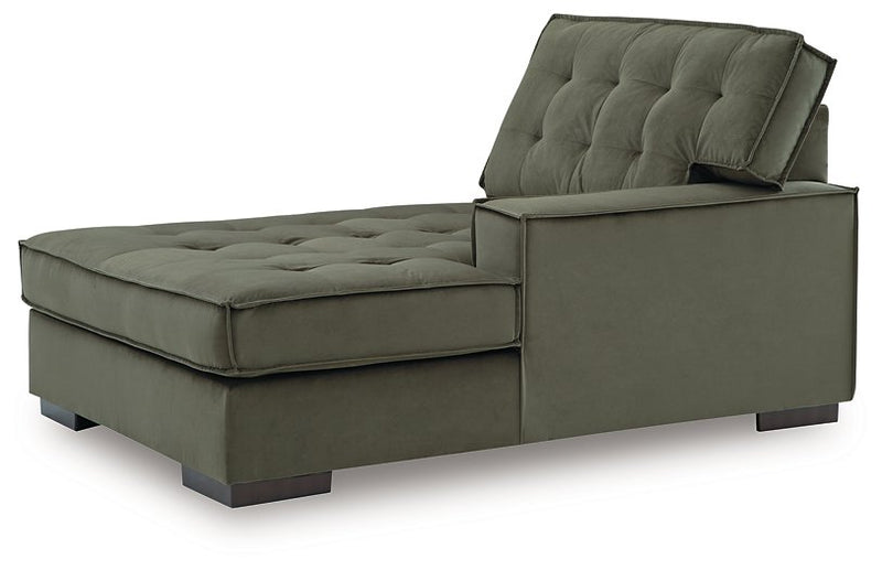 Caspian-Town Sectional with Chaise - Theo's Factory Direct Mattress & Furniture (Columbus, OH)
