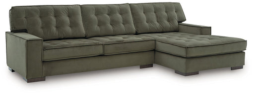 Caspian-Town Sectional with Chaise - Theo's Factory Direct Mattress & Furniture (Columbus, OH)