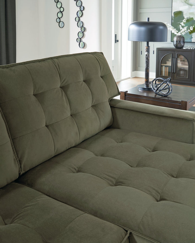 Caspian-Town Sectional with Chaise - Theo's Factory Direct Mattress & Furniture (Columbus, OH)