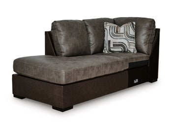Castille Way Sleeper Sectional with Chaise - Theo's Factory Direct Mattress & Furniture (Columbus, OH)