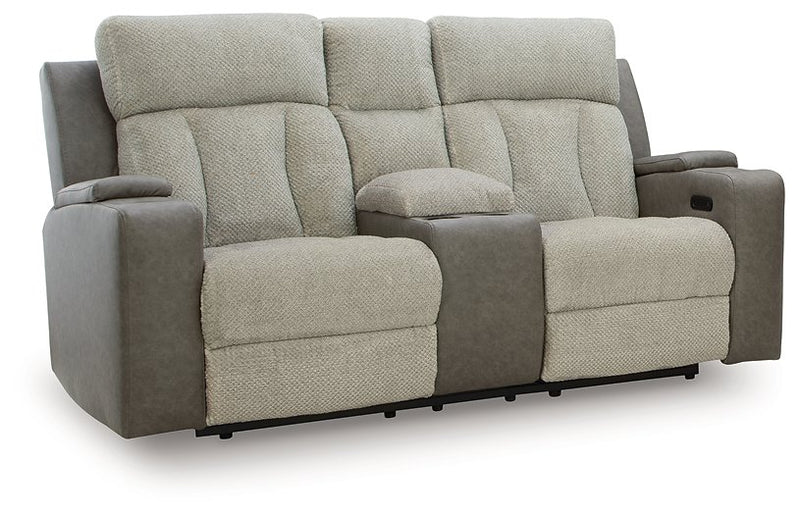 WhipLash Power Reclining Loveseat with Console - Theo's Factory Direct Mattress & Furniture (Columbus, OH)