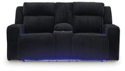 Forest Lake Power Reclining Loveseat with Console - Theo's Factory Direct Mattress & Furniture (Columbus, OH)