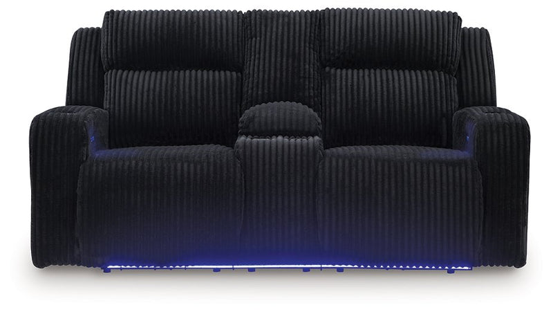 Forest Lake Power Reclining Loveseat with Console - Theo's Factory Direct Mattress & Furniture (Columbus, OH)