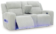 Forest Lake Power Reclining Loveseat with Console - Theo's Factory Direct Mattress & Furniture (Columbus, OH)