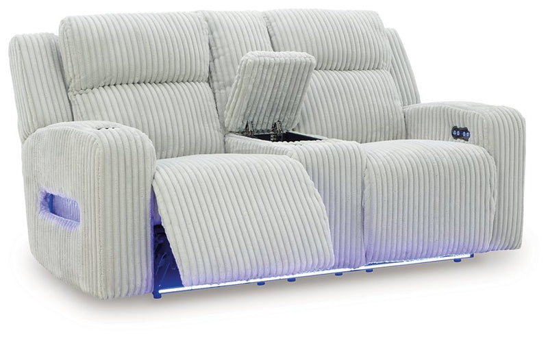 Forest Lake Power Reclining Loveseat with Console - Theo's Factory Direct Mattress & Furniture (Columbus, OH)