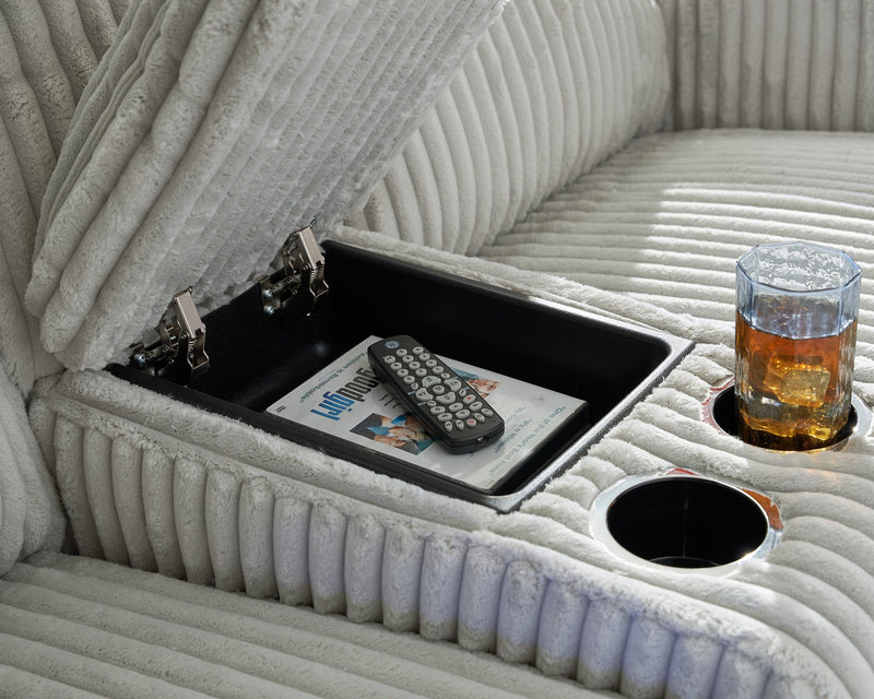 Forest Lake Power Reclining Loveseat with Console - Theo's Factory Direct Mattress & Furniture (Columbus, OH)