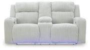 Forest Lake Power Reclining Loveseat with Console - Theo's Factory Direct Mattress & Furniture (Columbus, OH)