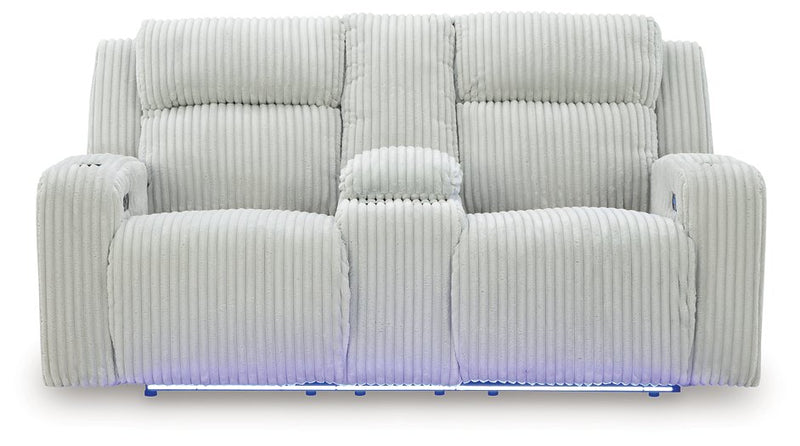 Forest Lake Power Reclining Loveseat with Console - Theo's Factory Direct Mattress & Furniture (Columbus, OH)