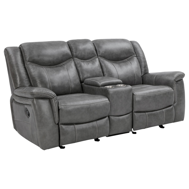 Conrad Reclining Glider Loveseat - Theo's Factory Direct Mattress & Furniture (Columbus, OH)