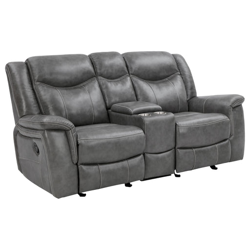 Conrad Reclining Glider Loveseat - Theo's Factory Direct Mattress & Furniture (Columbus, OH)