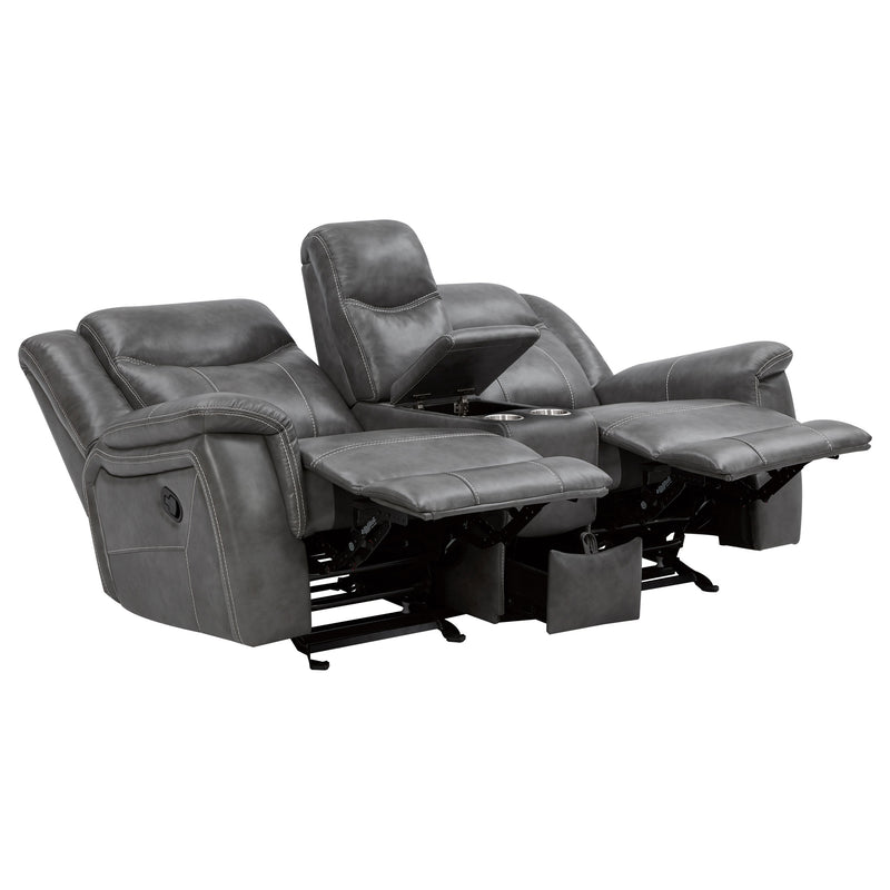 Conrad Reclining Glider Loveseat - Theo's Factory Direct Mattress & Furniture (Columbus, OH)