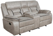Greer Upholstered Tufted Back Glider Loveseat - Theo's Factory Direct Mattress & Furniture (Columbus, OH)