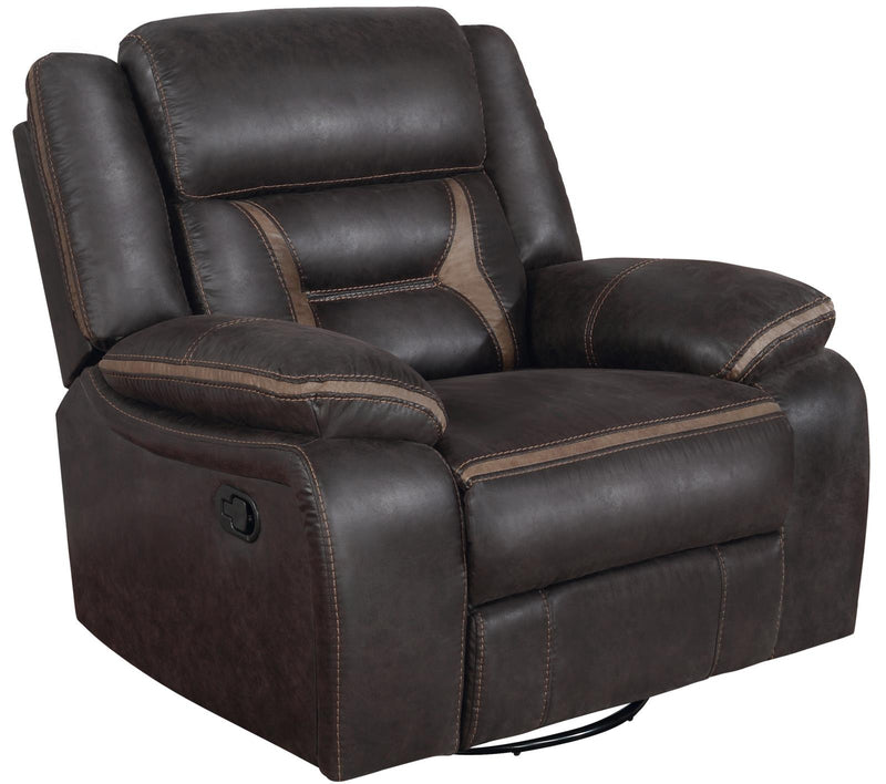 Greer Upholstered Tufted Back Glider Recliner - Theo's Factory Direct Mattress & Furniture (Columbus, OH)