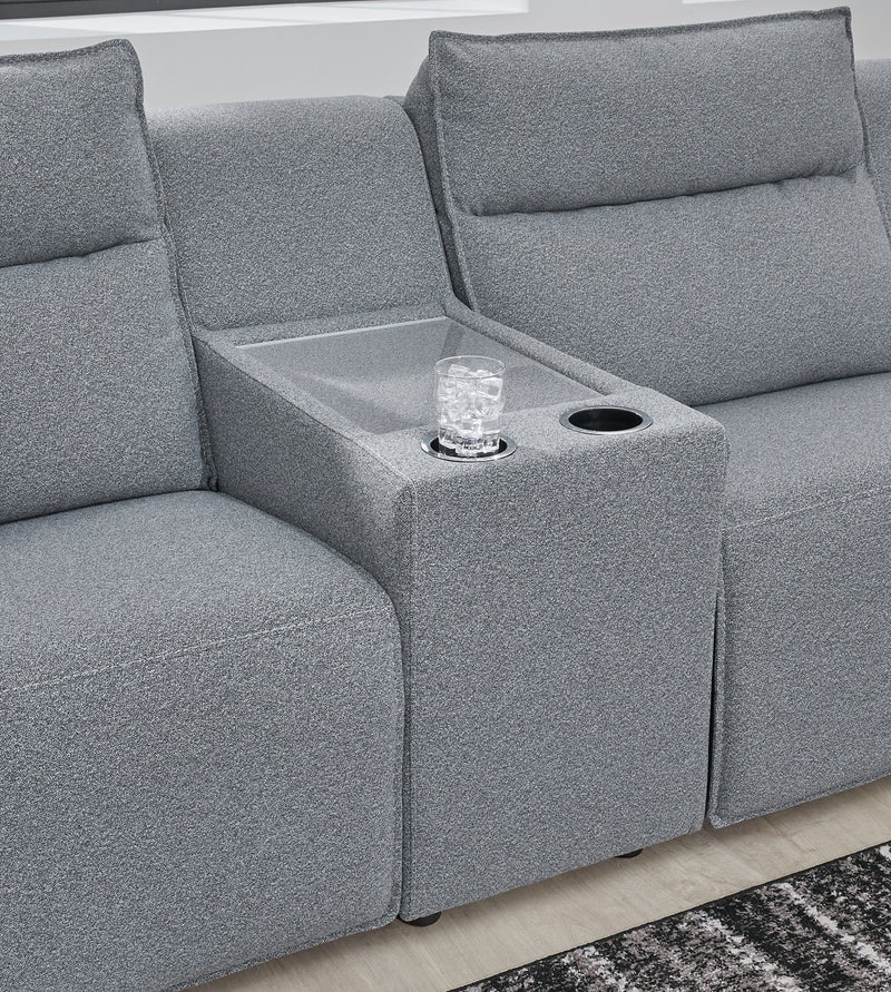 Modmax Power Reclining Sectional - Theo's Factory Direct Mattress & Furniture (Columbus, OH)