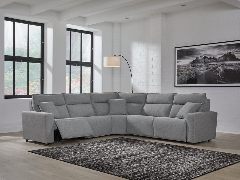 Modmax Power Reclining Sectional - Theo's Factory Direct Mattress & Furniture (Columbus, OH)