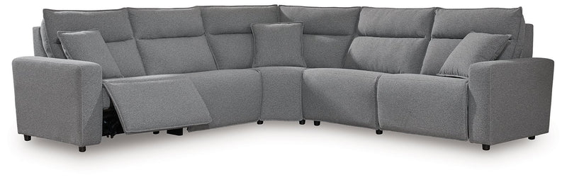 Modmax Power Reclining Sectional - Theo's Factory Direct Mattress & Furniture (Columbus, OH)