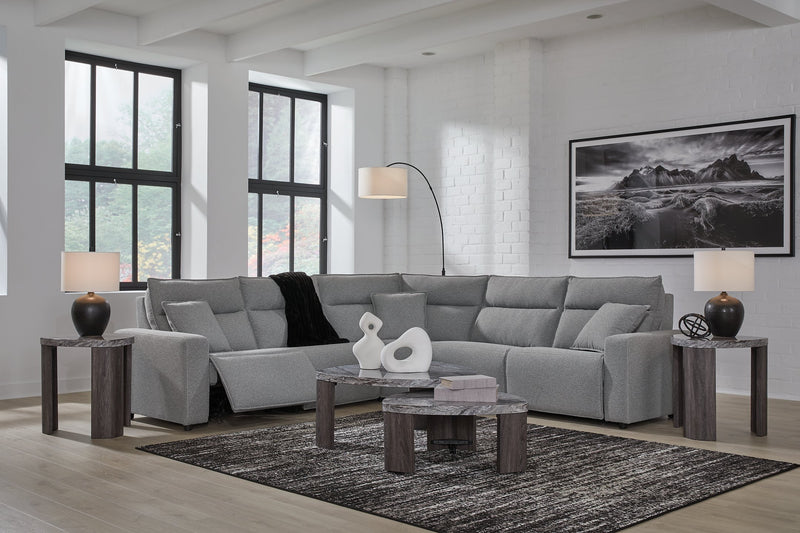 Modmax Power Reclining Sectional - Theo's Factory Direct Mattress & Furniture (Columbus, OH)