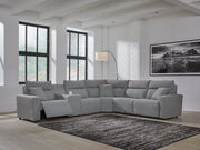 Modmax Reclining Sectional with Console - Theo's Factory Direct Mattress & Furniture (Columbus, OH)