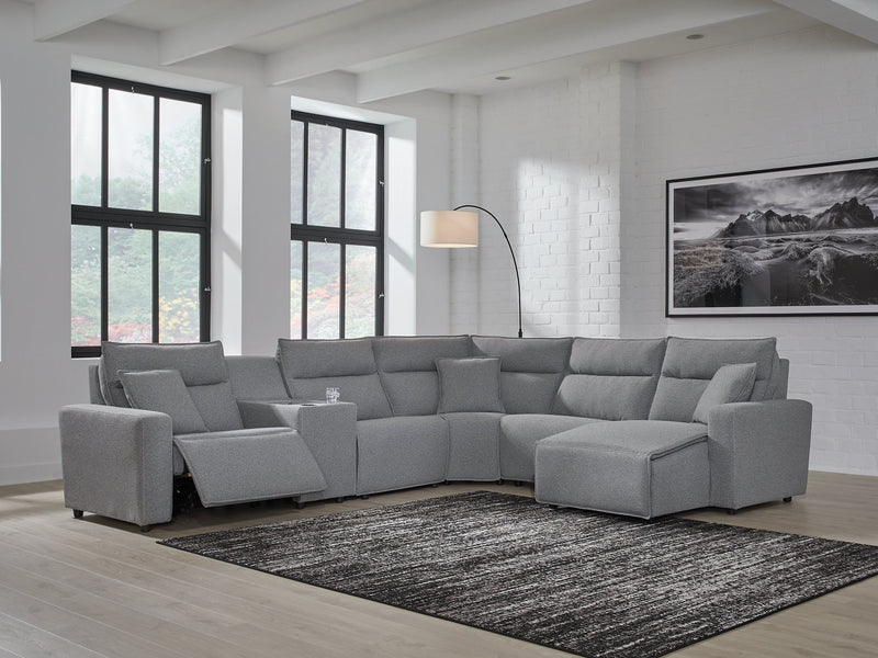 Modmax Power Reclining Sectional - Theo's Factory Direct Mattress & Furniture (Columbus, OH)