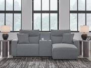 Modmax Power Reclining Sectional with Chaise - Theo's Factory Direct Mattress & Furniture (Columbus, OH)