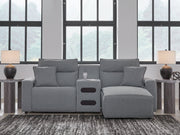 Modmax Power Reclining Sectional with Chaise - Theo's Factory Direct Mattress & Furniture (Columbus, OH)