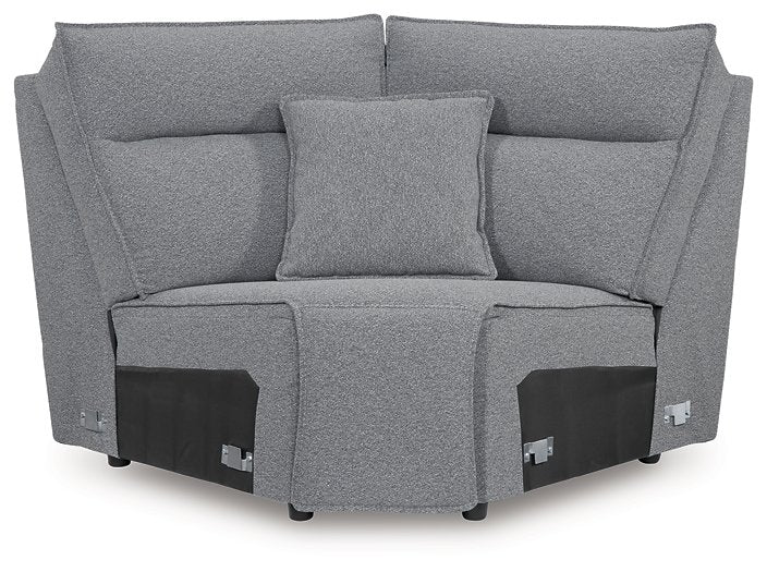 Modmax Reclining Sectional with Console - Theo's Factory Direct Mattress & Furniture (Columbus, OH)