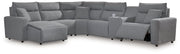 Modmax Power Reclining Sectional with Chaise - Theo's Factory Direct Mattress & Furniture (Columbus, OH)