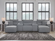 Modmax Power Reclining Sectional with Chaise - Theo's Factory Direct Mattress & Furniture (Columbus, OH)