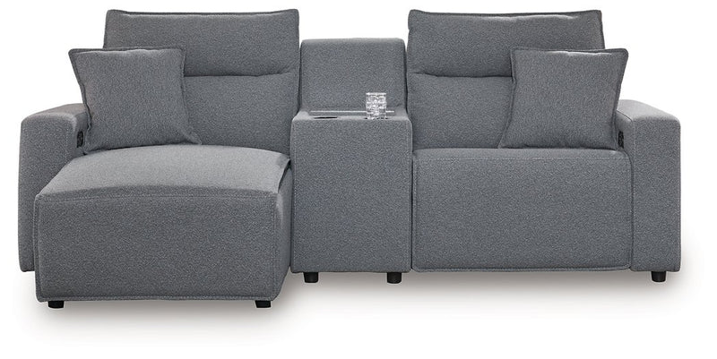 Modmax Power Reclining Sectional with Chaise - Theo's Factory Direct Mattress & Furniture (Columbus, OH)