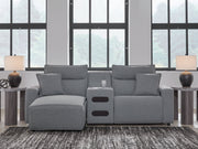 Modmax Power Reclining Sectional with Chaise - Theo's Factory Direct Mattress & Furniture (Columbus, OH)