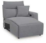 Modmax Power Reclining Sectional with Chaise - Theo's Factory Direct Mattress & Furniture (Columbus, OH)