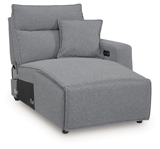 Modmax Power Reclining Sectional with Chaise - Theo's Factory Direct Mattress & Furniture (Columbus, OH)