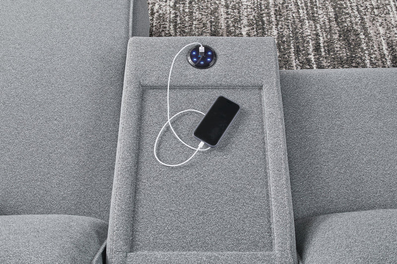 Modmax Power Reclining Sectional - Theo's Factory Direct Mattress & Furniture (Columbus, OH)