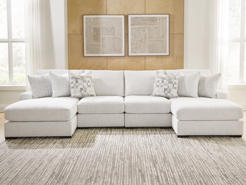 Misty-Lakes Double Chaise Sectional - Theo's Factory Direct Mattress & Furniture (Columbus, OH)