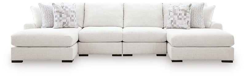 Misty-Lakes Double Chaise Sectional - Theo's Factory Direct Mattress & Furniture (Columbus, OH)