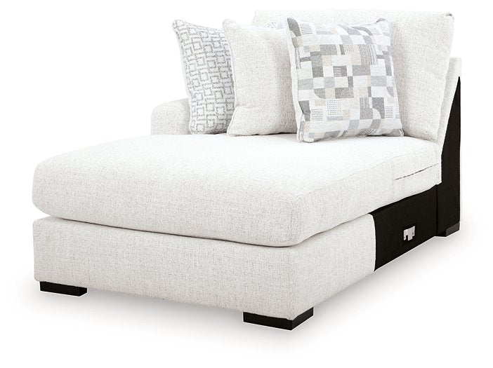 Misty-Lakes Sectional with Chaise - Theo's Factory Direct Mattress & Furniture (Columbus, OH)