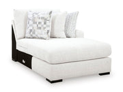 Misty-Lakes Sectional with Chaise - Theo's Factory Direct Mattress & Furniture (Columbus, OH)