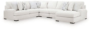 Misty-Lakes Sectional with Chaise - Theo's Factory Direct Mattress & Furniture (Columbus, OH)