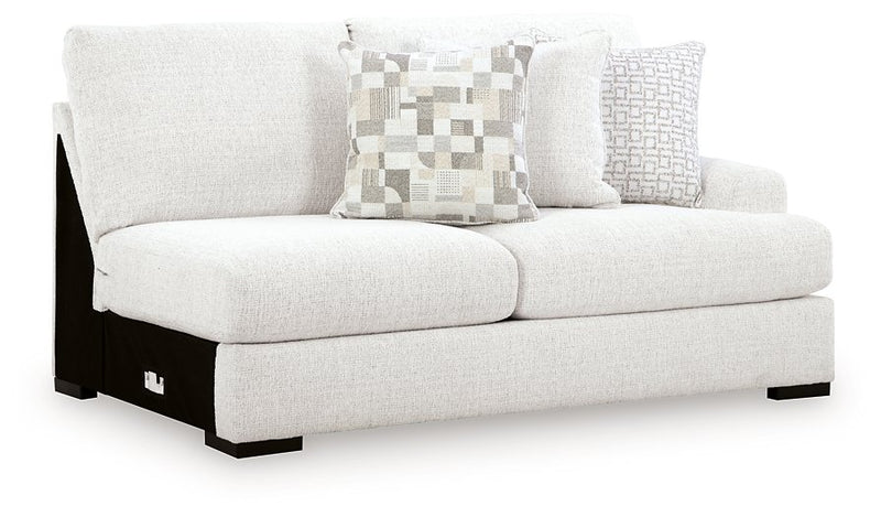 Misty-Lakes Sectional with Chaise - Theo's Factory Direct Mattress & Furniture (Columbus, OH)