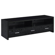 Alton 62" 3-drawer TV Console Black Oak - Theo's Factory Direct Mattress & Furniture (Columbus, OH)