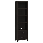 Lewes 2-drawer Media Tower Cappuccino - Theo's Factory Direct Mattress & Furniture (Columbus, OH)